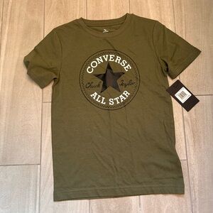 Converse Kids Star Logo Olive Tee
